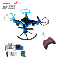 2.4G 4CH RC Drone Helicopter Assembly Blocks DIY Drones